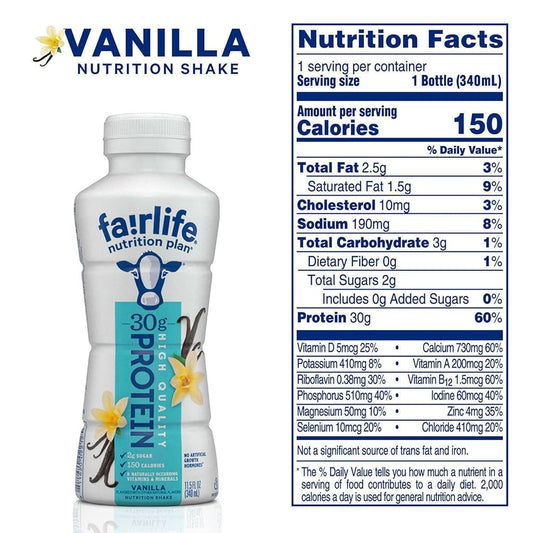 Fairlife Nutrition - Vanilla