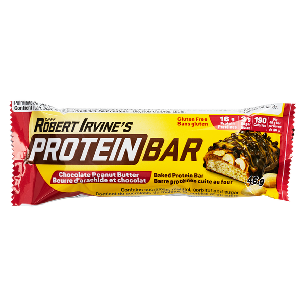 Robert Irvine Baked Protien Bar - Chocolate peanute butter